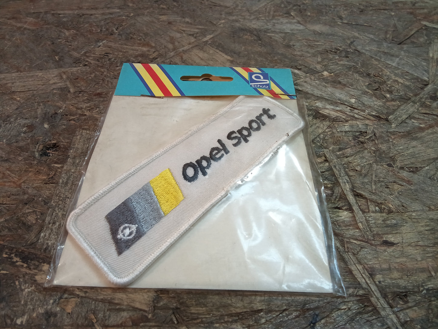 Emblem zum aufnähen (Opel Sport) original Schütz NOS