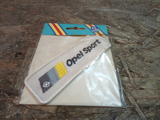 Emblem zum aufnähen (Opel Sport) original Schütz NOS