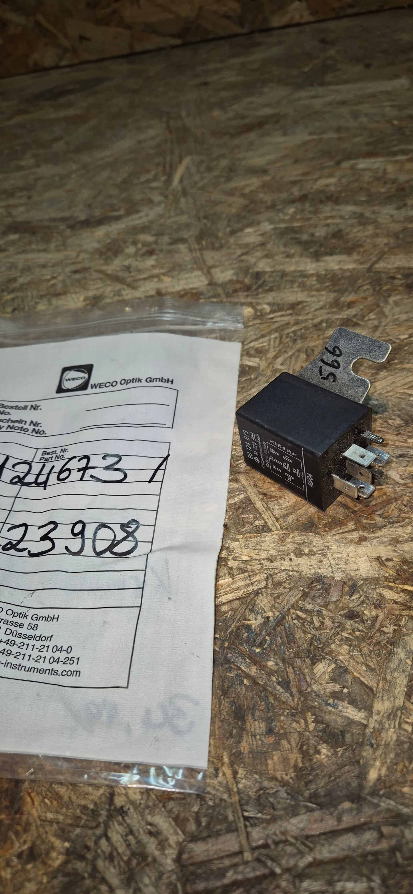Relais Kraftstoffpumpe 7-polig, Opel, Original GM Neu