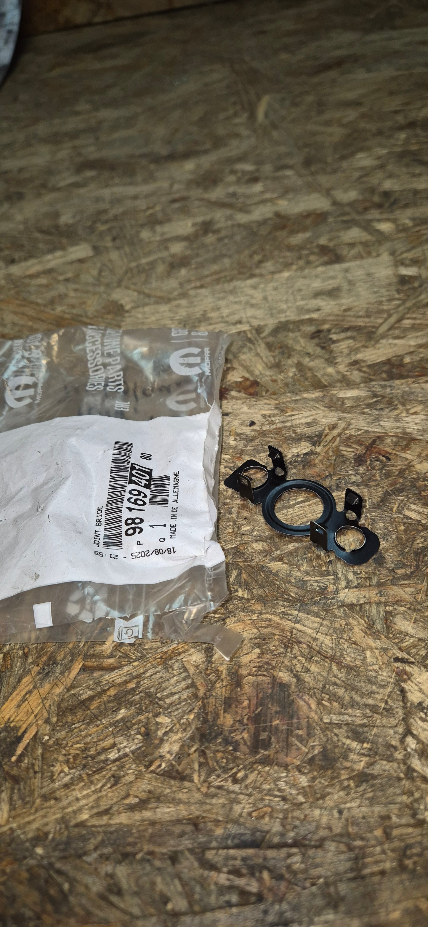 Flanschdichtung Rücklaufrohr Turbolader, Citroen, Original Neu
