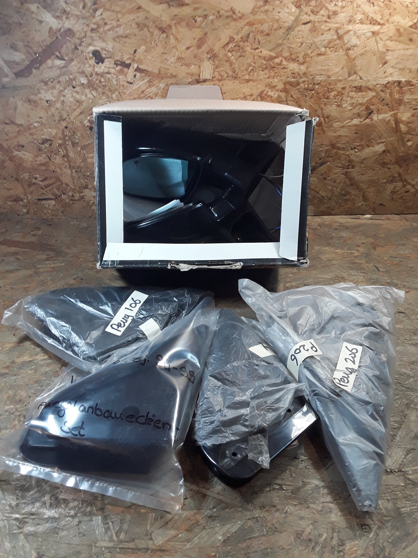 VW Polo Bj 94-99, Peugeot 206/106, VW Golf 4 Sportspiegelset M3 LOOK original Super Sport Mirror NEU