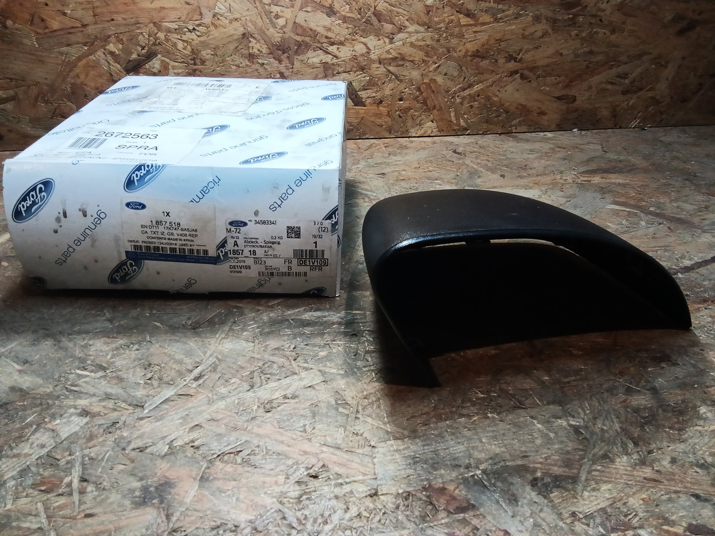 Ford Transit Connect ab BJ 2013 Abdeckung Außenspiegel, links, schwarz original Ford NEU