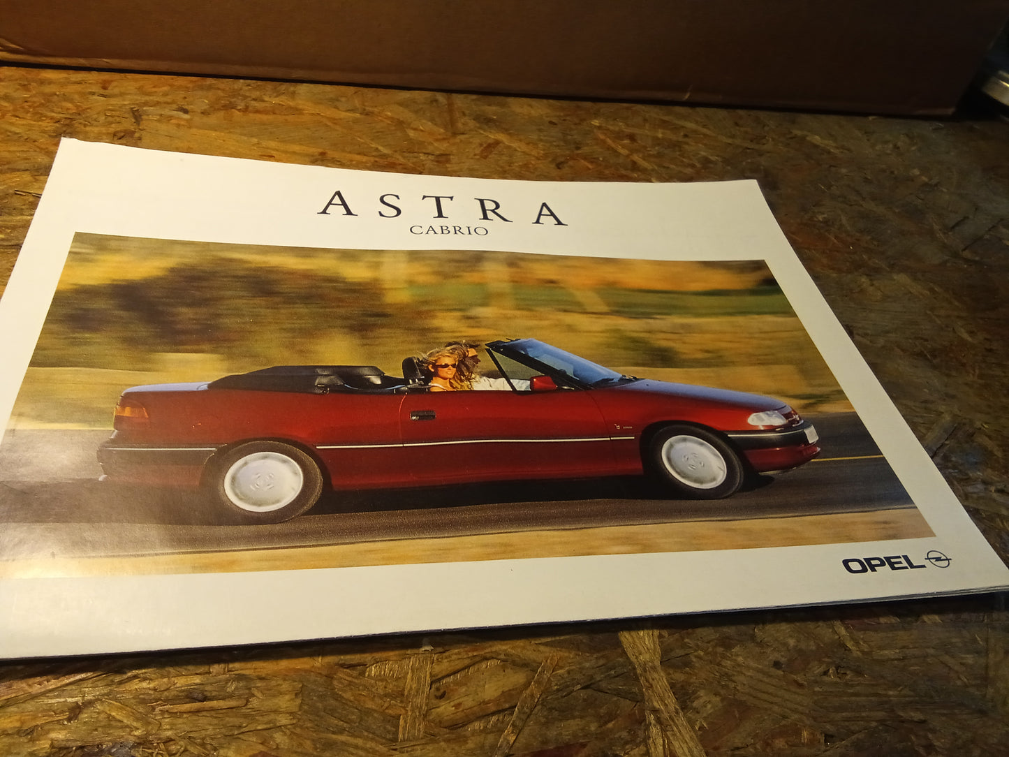 Prospekt Astra Cabrio original Opel