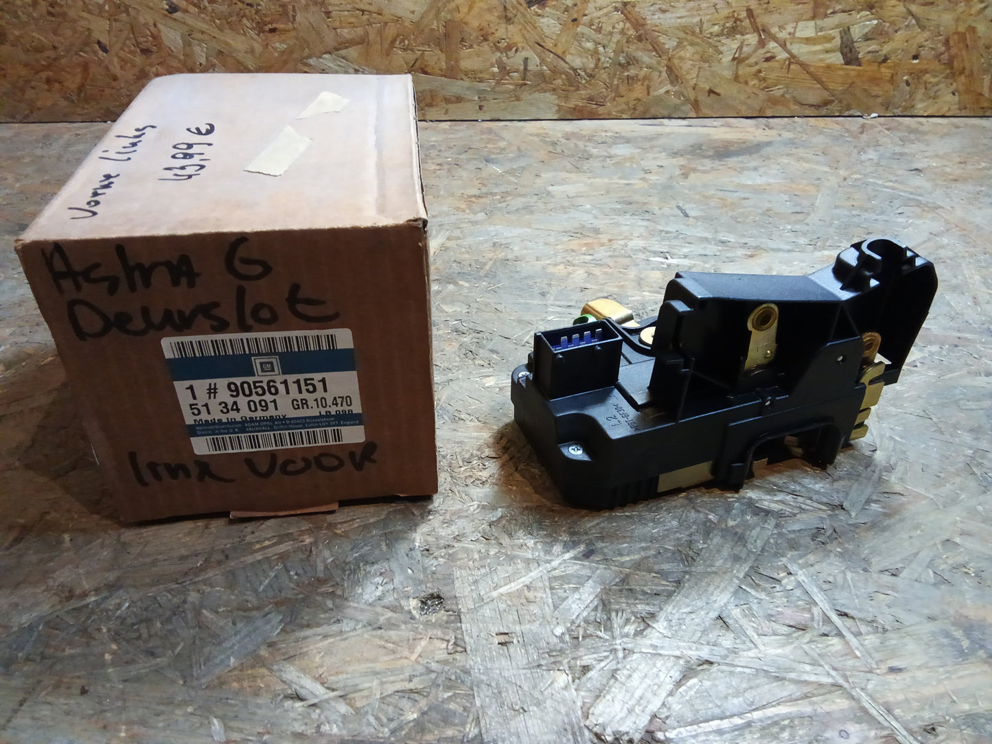 Astra G Schloss vorne links original GM NEU