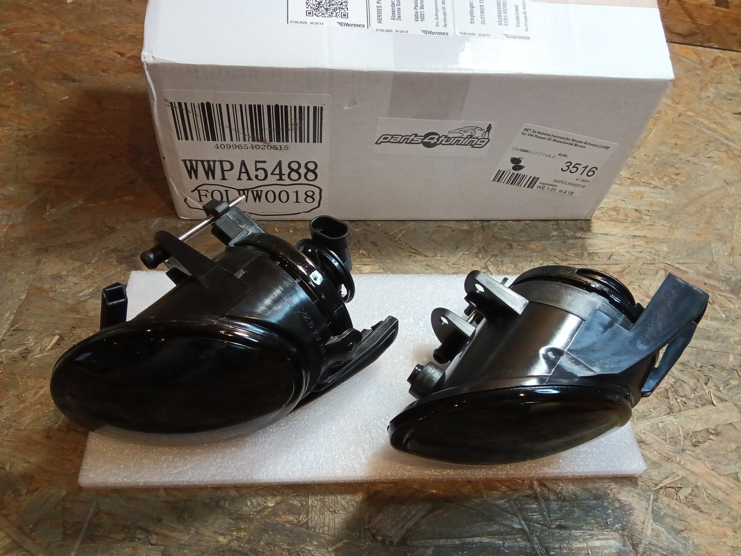 Nebelscheinwerfer-Set Rauchfarben für VW PASSAT B6 Limousine und Kombi 2005-2010