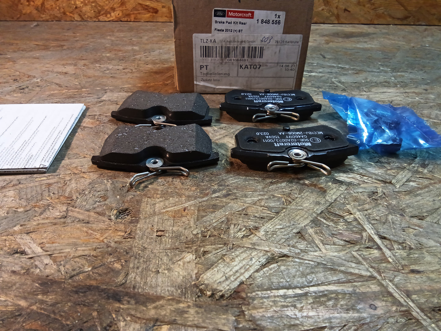 Ford Fiesta BJ 12 (+) ST Bremsbeläge original Ford NEU