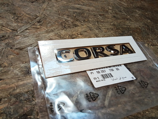 Corsa F Emblem original Genius Parts NEU