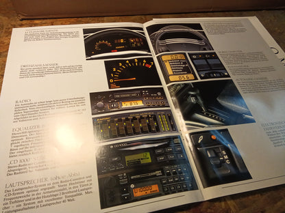 Prospekt Omega Sonderausstattung original Opel