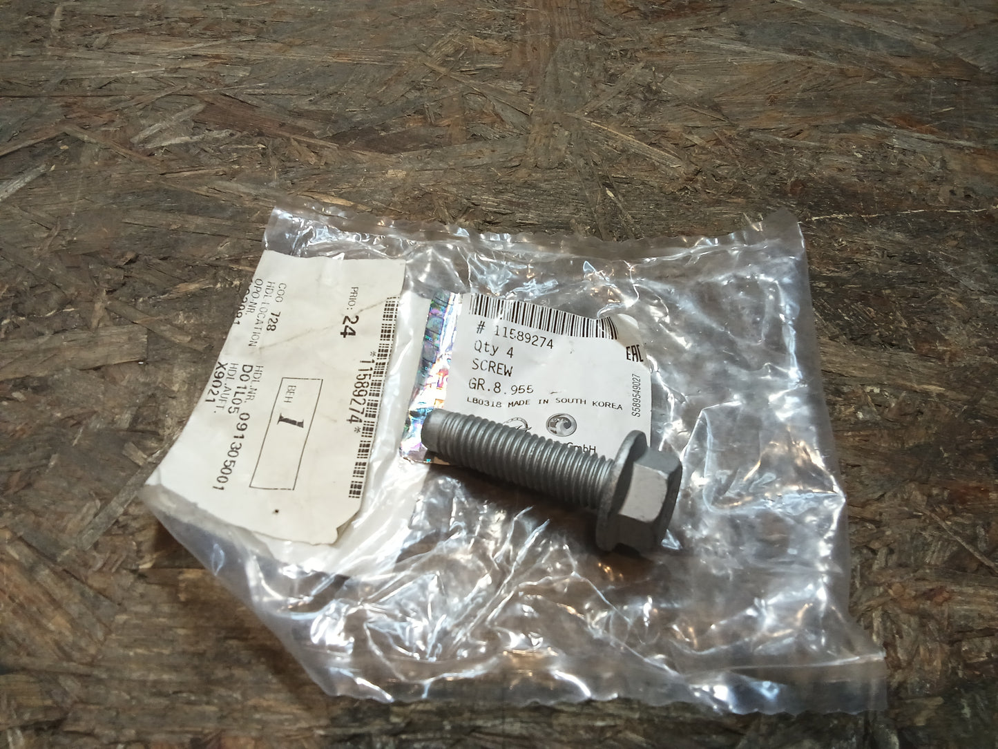 Opel Bolzeschraube M12x1.75x45.8mm original GM NEU