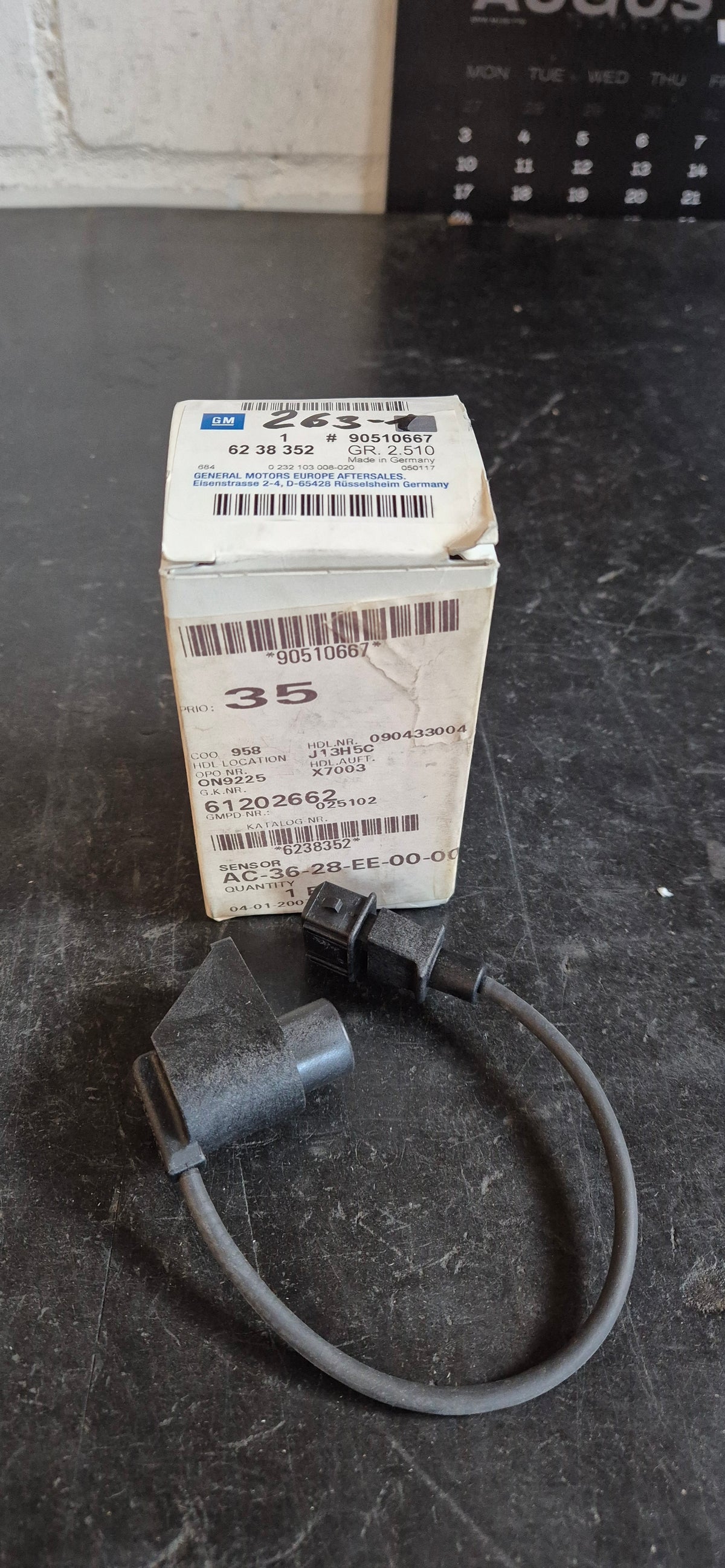 Nockenwellensensor,Omega,Calibra,vectra,sintra, Original GM Neu