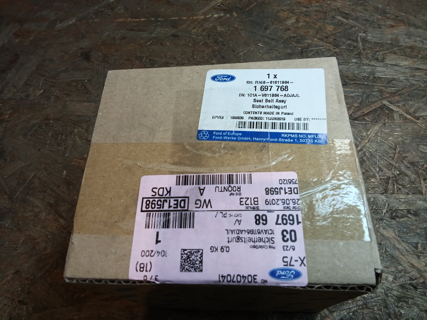 Ford Transit 6 Sicherheitsgurt original Ford NEU