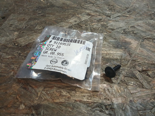 Vivaro B Movano B Schraube Schutzverkleidung Radhaus original GM NEU