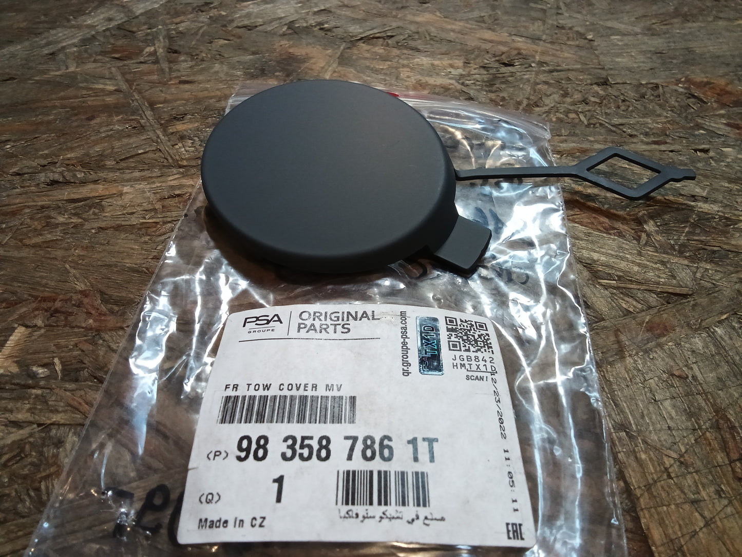 Citroen C3 BJ 15-22 Abdeckung Abschleppöse vorne original PSA NEU