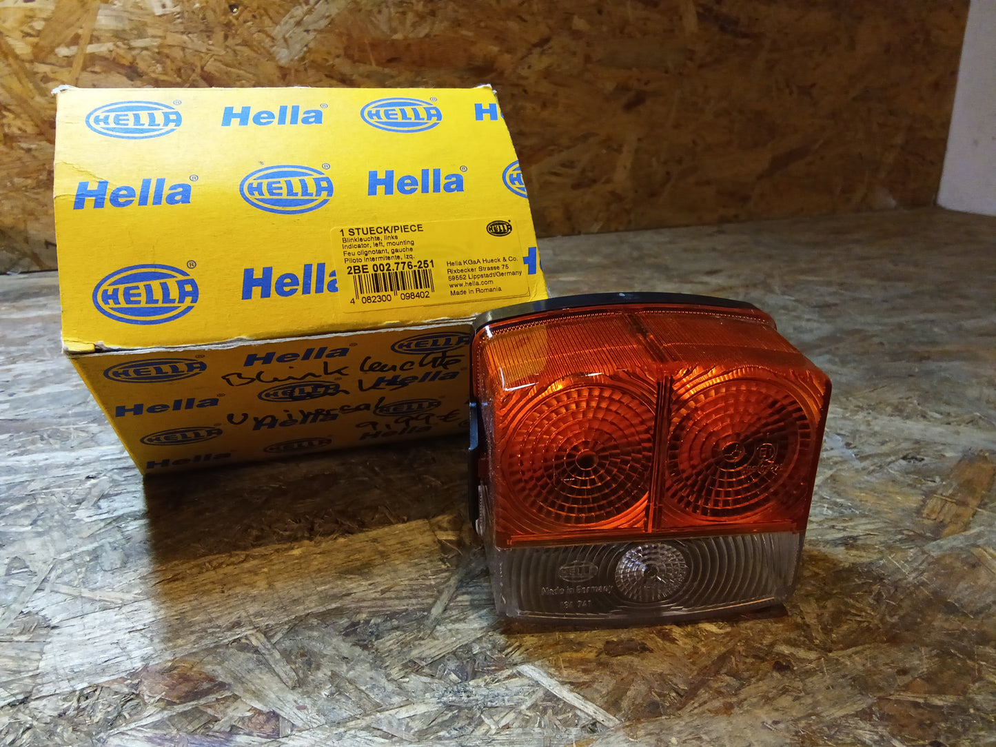 Universal Blinkerleuchte links original Hella NEU