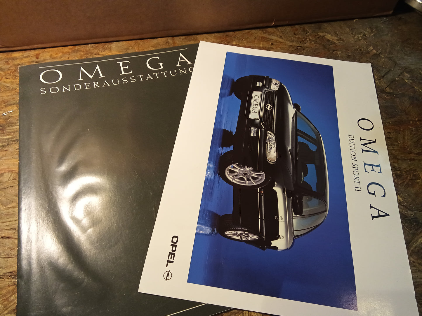 Prospekt Omega Sonderausstattung original Opel