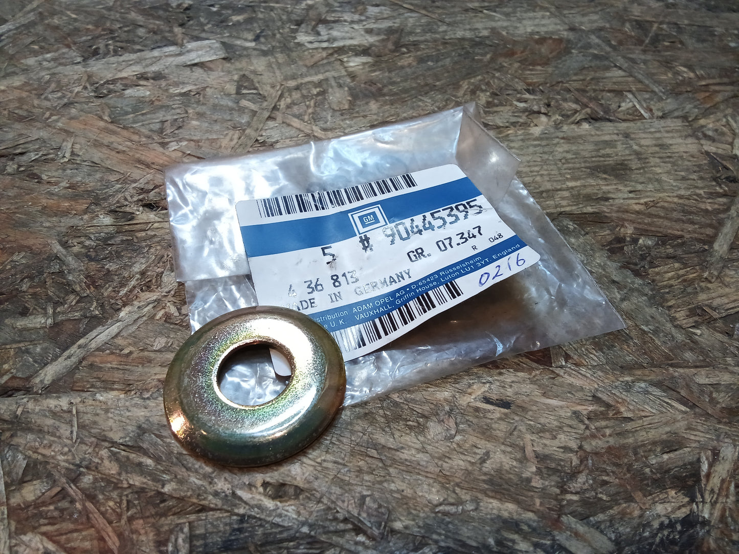 Omega A Unterlegscheibe Stoßdämpfer hinten original GM NEU