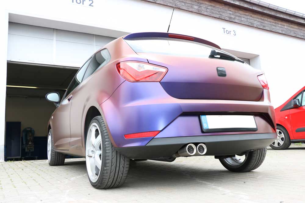 Seat Ibiza 6J Endschalldämpfer - 2x76 Typ 13