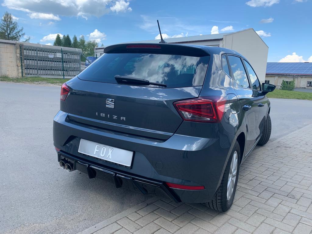 Seat Ibiza V - KJ Endschalldämpfer mit Abgasklappe - 2x80 Typ 25