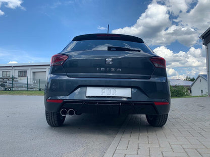 Seat Ibiza V - KJ Endschalldämpfer mit Abgasklappe - 2x80 Typ 25