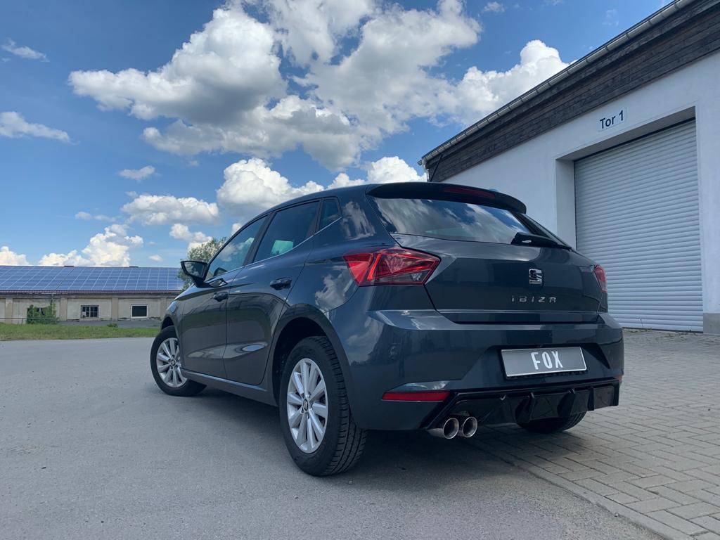 Seat Ibiza V - KJ Endschalldämpfer ohne Abgasklappe - 2x80 Typ 25