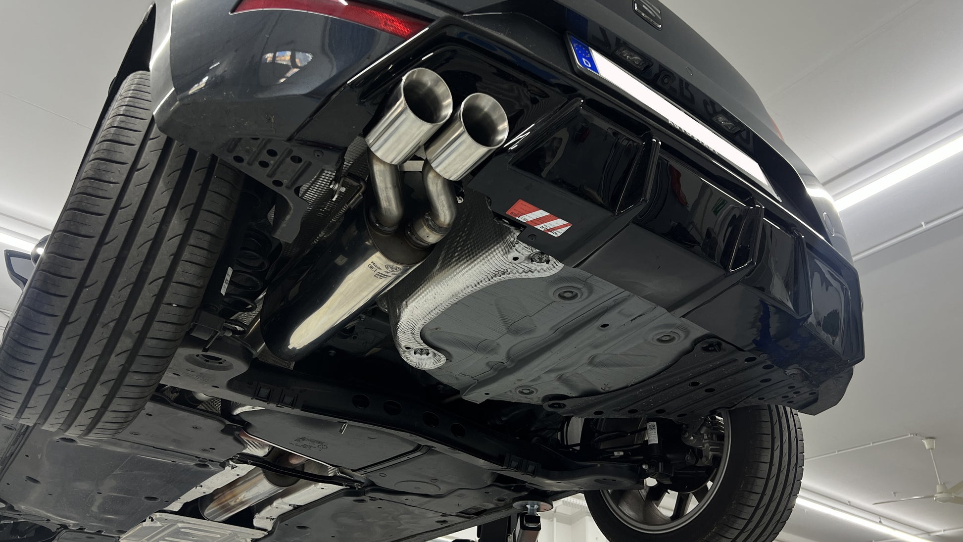 Seat Ibiza V - KJ Endschalldämpfer mit Abgasklappe - 2x80 Typ 25