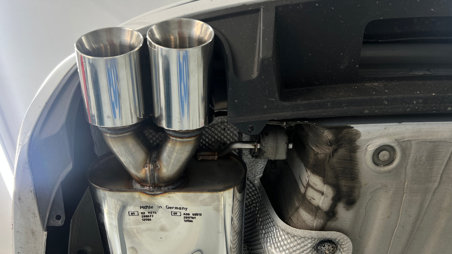 Seat Leon 5F ST - Starre Hinterachse Endschalldämpfer - 2x90 Typ 25