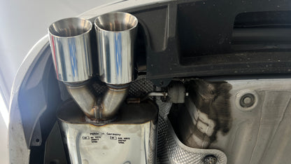 Seat Leon 5F ST - Starre Hinterachse Endschalldämpfer - 2x90 Typ 25