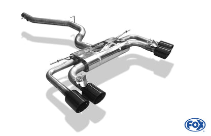 Cupra Ateca/ Seat Ateca Cupra 4x4 - 5FP Halbanlage ab Kat - 2x100 Typ 25 rechts/links Anthrazit emalliert - mit 2 elektron...