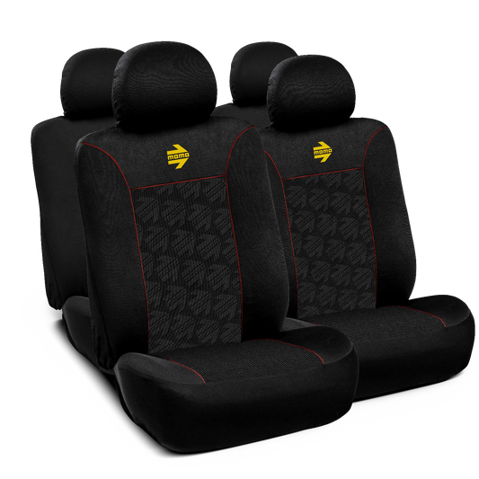 Sitz-Cover Young Black-Red