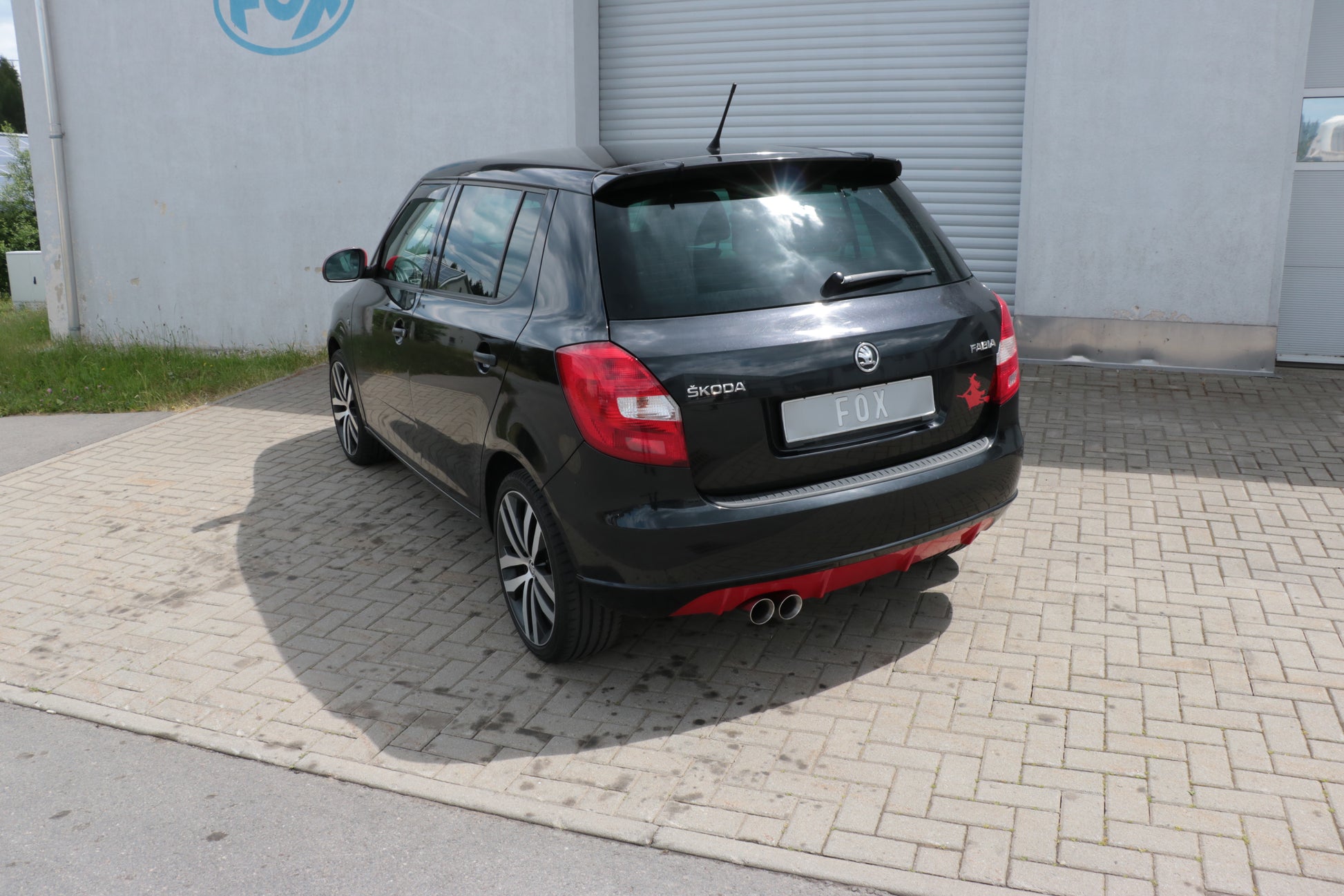 Skoda Fabia  Limousine Endschalldämpfer - 2x76 Typ 25
