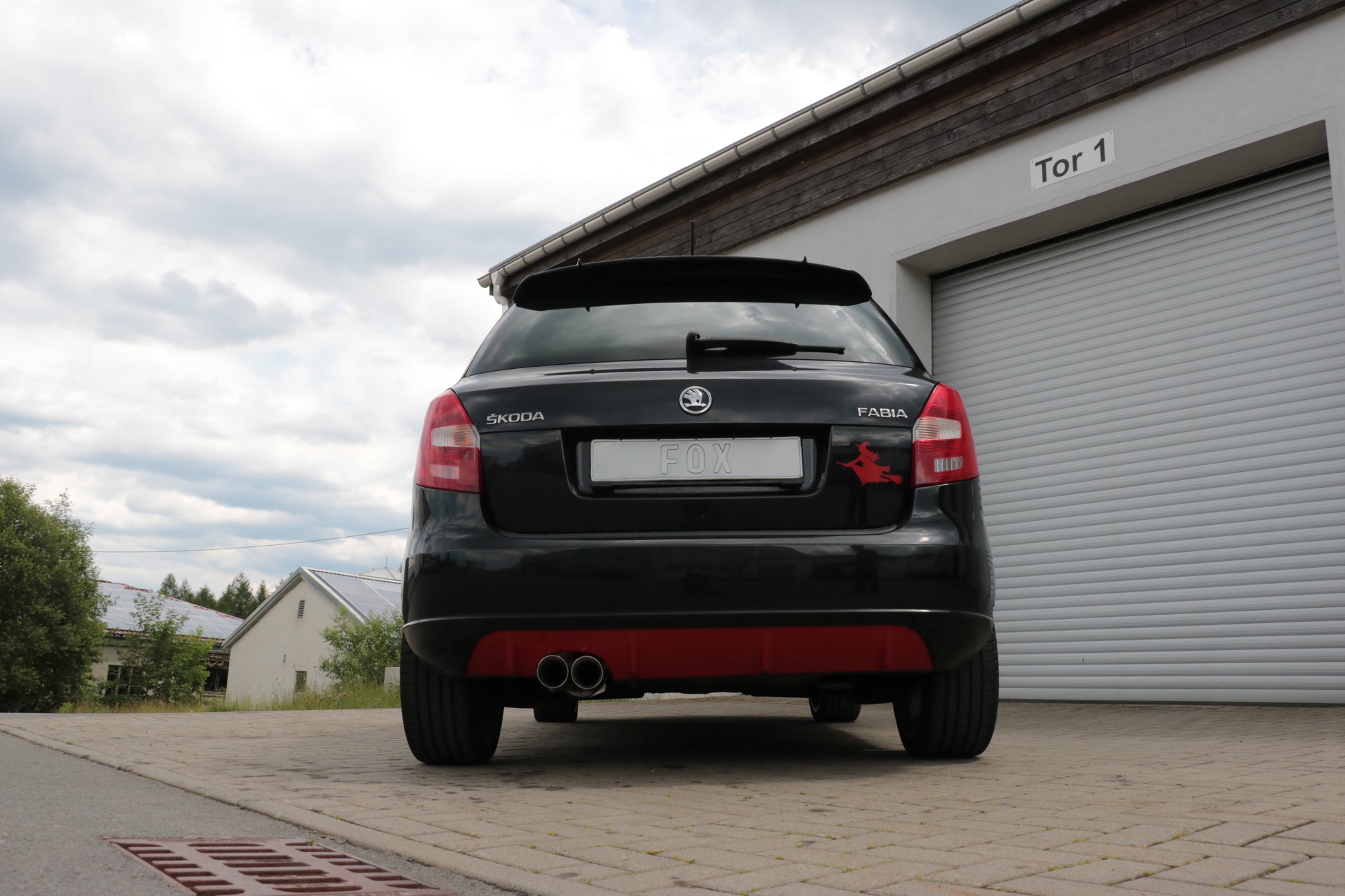 Skoda Fabia  Limousine Endschalldämpfer - 2x76 Typ 25