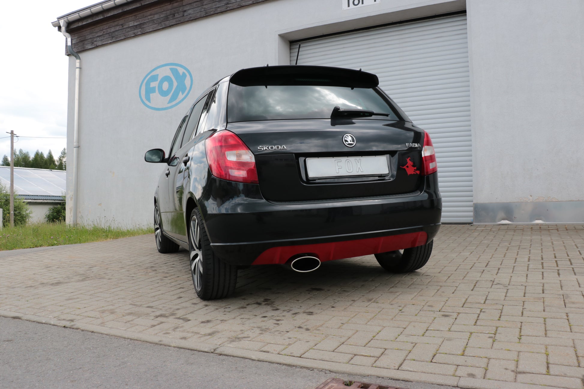 Skoda Fabia  Limousine Endschalldämpfer - 160x90 Typ 38