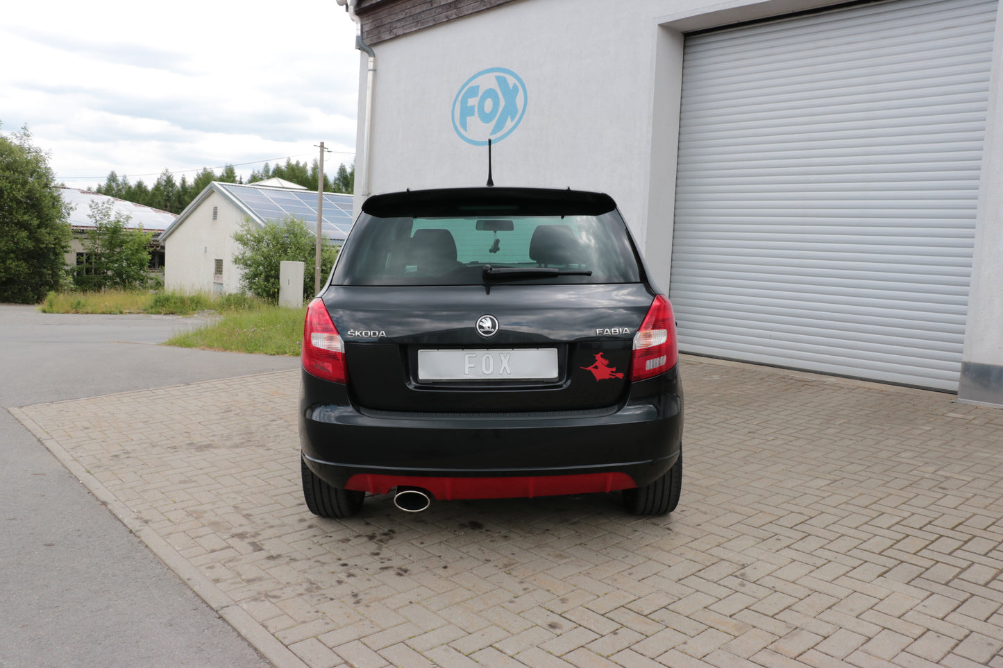 Skoda Fabia  Limousine Endschalldämpfer - 140x90 Typ 44