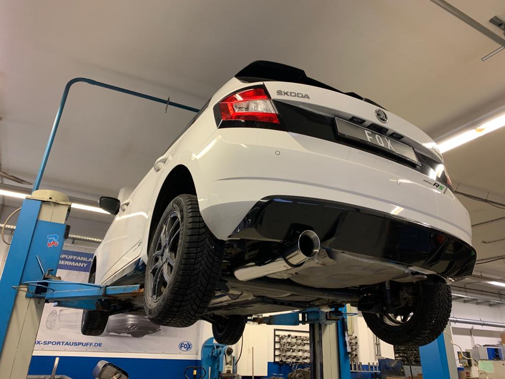 Skoda Fabia NJ R5 Edition Endschalldämpfer - 1x100 Typ 25