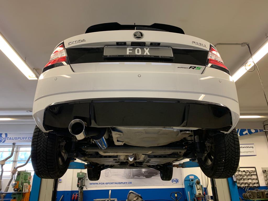 Skoda Fabia NJ R5 Edition Endschalldämpfer - 1x100 Typ 25