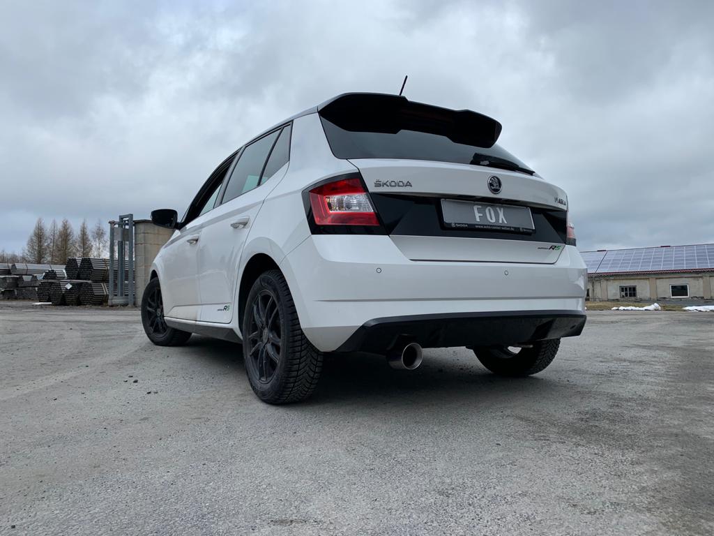 Skoda Fabia NJ R5 Edition Endschalldämpfer - 1x100 Typ 25