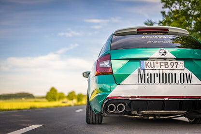 Skoda Octavia 5E RS - TDI - 4x4 mit Diesel-Endrohrblenden Halbanlage rechts/links ab Kat - 2x90 Typ 25 rechts/links