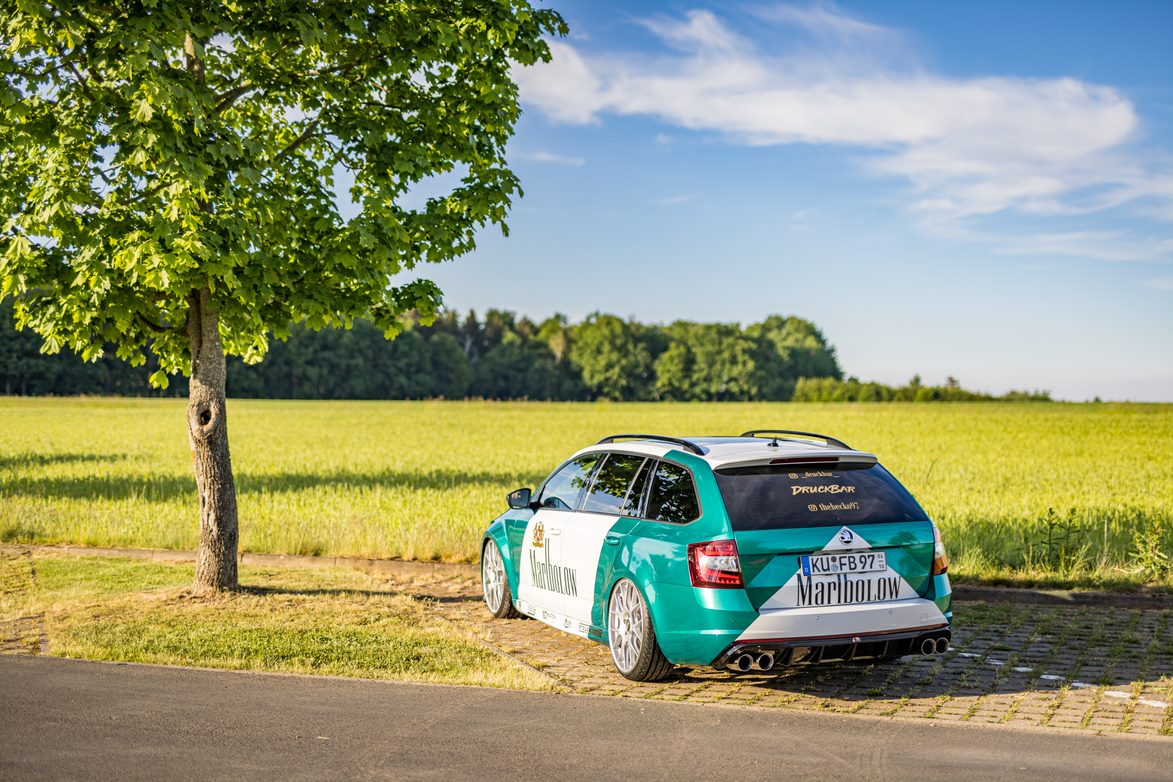 Skoda Octavia 5E RS - TDI - 4x4 mit Diesel-Endrohrblenden Halbanlage rechts/links ab Kat - 2x90 Typ 25 rechts/links