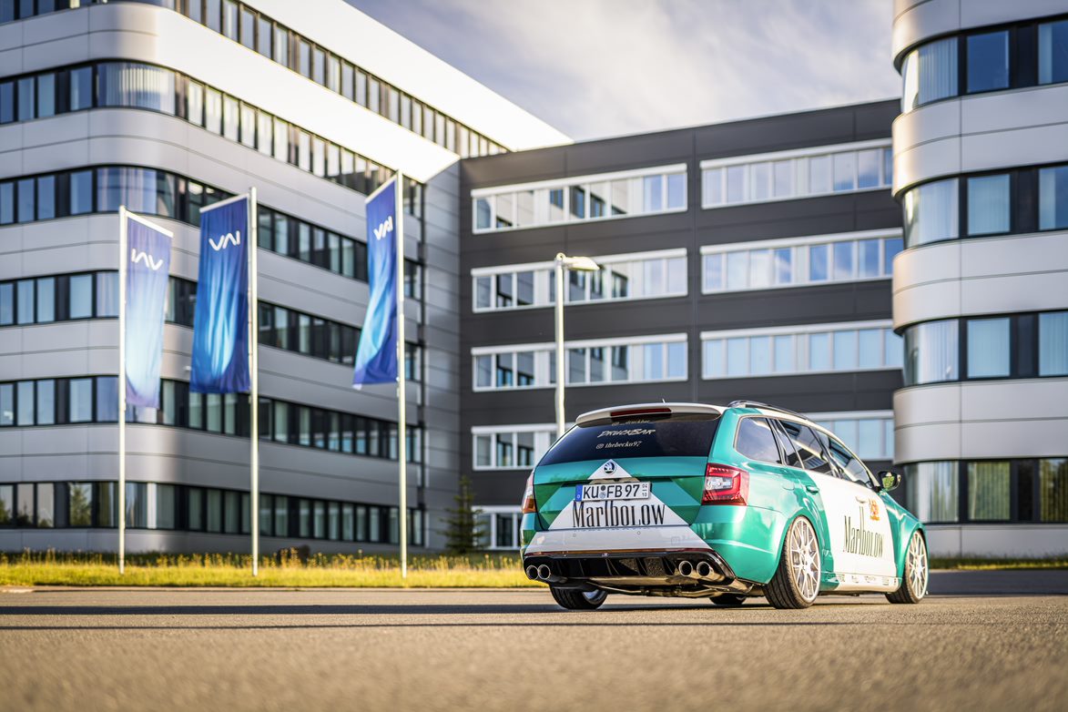 Skoda Octavia 5E RS - TDI - 4x4 mit Diesel-Endrohrblenden Halbanlage rechts/links ab Kat - 2x90 Typ 25 rechts/links