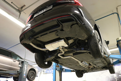 Skoda Octavia NX RS iV Endschalldämpfer - Austritt im linken originalen Endrohr