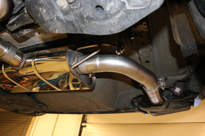 Skoda Octavia NX RS iV Endschalldämpfer - Austritt im linken originalen Endrohr