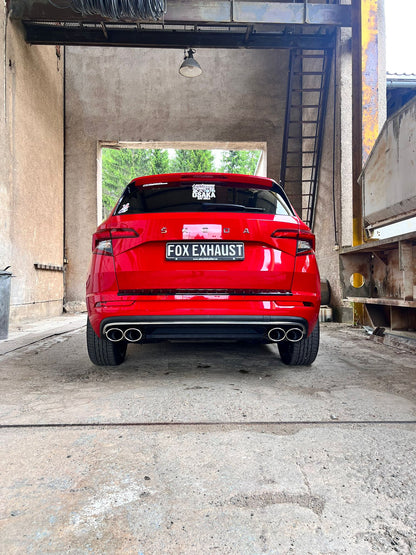 Skoda Karoq 4x4 Endschalldämpfer Ausgang rechts/links - 2x115x85 Typ 32 rechts/links