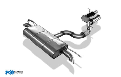 Skoda Karoq 4x4 Endschalldämpfer Ausgang rechts/links mit Vorschalldämpfer