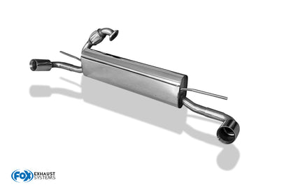 Smart Fortwo Coupe 451 Endschalldämpfer quer Ausgang rechts/links inkl. Flexstück - 1x70 Typ 24 rechts/links