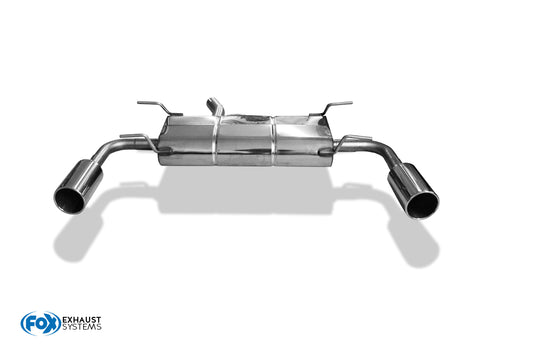 Subaru Impreza GP 4x4 Endschalldämpfer quer Ausgang rechts/links - 1x100 Typ 12 rechts/links