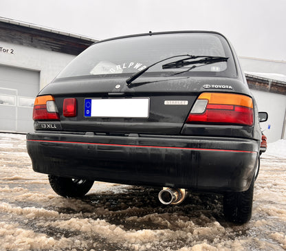 Toyota Starlet P8 Endschalldämpfer - 1x80 Typ 25