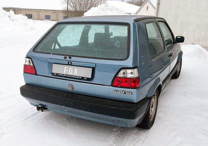 VW Golf II Typ 19E Endschalldämpfer - 2x55 Typ 14