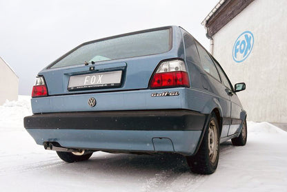 VW Golf II Typ 19E Endschalldämpfer - 2x55 Typ 14