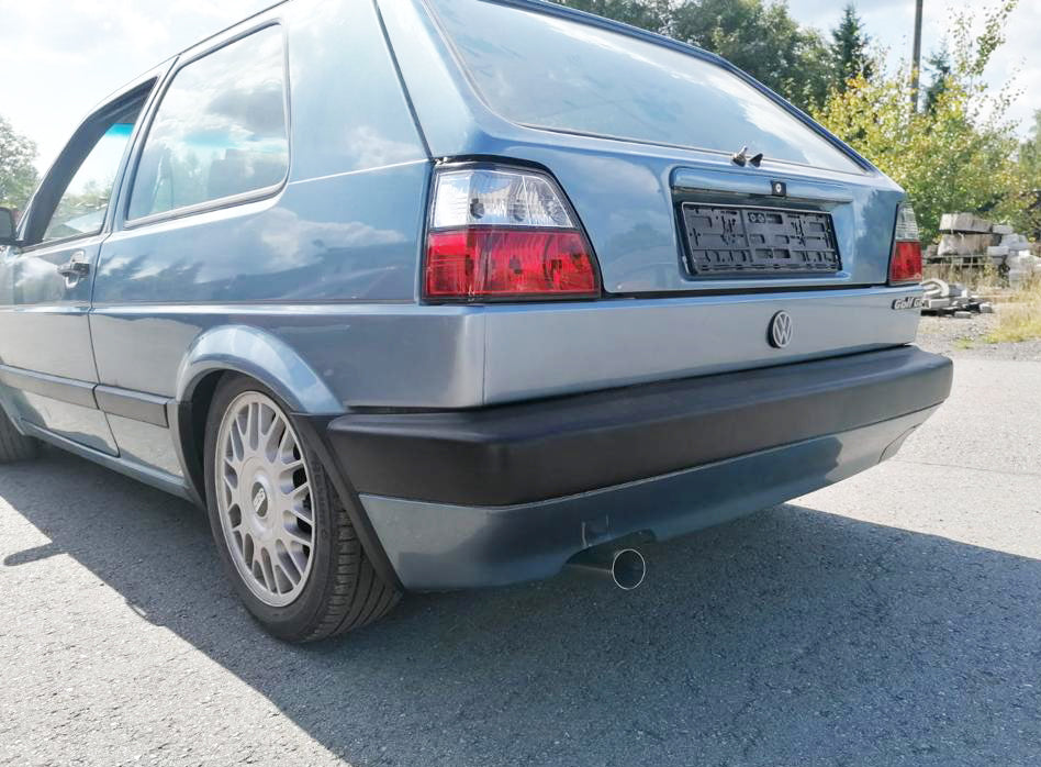 VW Golf II Typ 19E Endschalldämpfer - 1x63 Typ 10