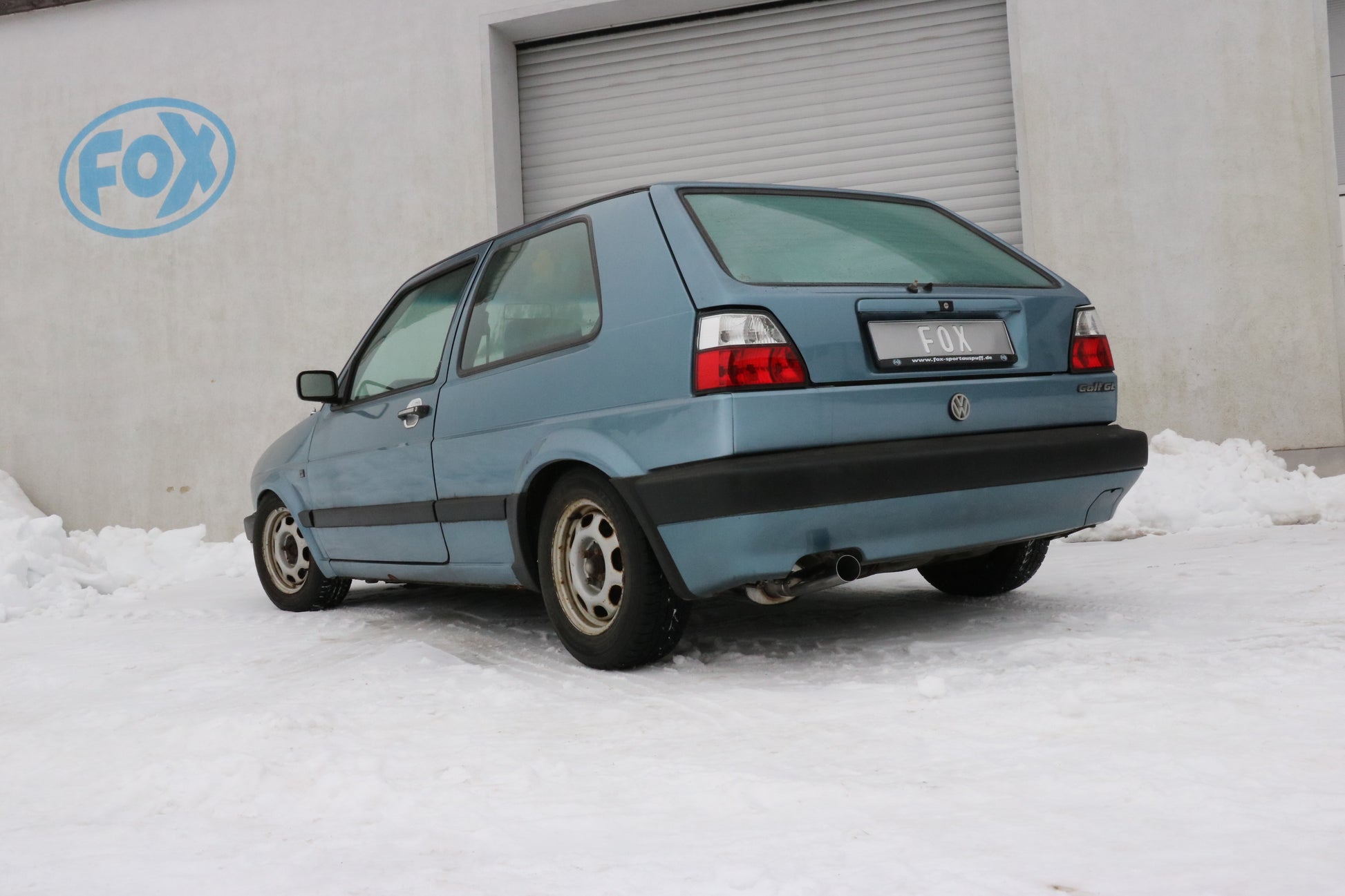 VW Golf II Typ 19E Endschalldämpfer - 1x63 Typ 10